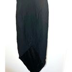 Misha Collection Women's Black Majorie Open Back Cross Straps Midi Dress Size 8 Photo 4