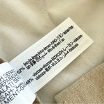 ZARA  Pleated Linen Straight Leg Pants Beige Sz L NWT Photo 8