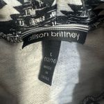 Allison Brittney  Black and White Patterned Sweater Photo 6