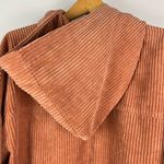 Altar'd State Altar’d State Dusty Pink Women's Corduroy Cropped Hooded Full Zip Jacket Photo 8