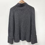 Rag and Bone Klark T-Neck Wool Blend Marled Turtle Neck Sweater Charcoal M Photo 7