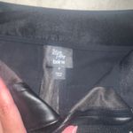 Bar III Black Leather Pants Photo 3