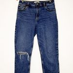 Abercrombie & Fitch Curve Love The Mom Jeans High Rise Distressed Size 29/8 Photo 0