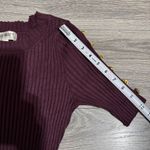 Say What? Say What Ribbed Knit Bodycon Dress Gold Button Detail Midi Burgundy Size L Photo 11