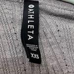 Athleta Solstice Wrap Merino Wool Ribbed Draped Gray Cardigan Sweater Size XXS Photo 10