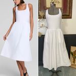 Spanx NWT  Smooth Jersey Scoop Neck Tank Midi Dress in Classic White - Sz S 🧡🎀 Photo 1