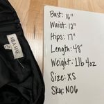 Mila Mae Black Velvet Long Sleeve Ruched Bodycon Party Gown Dress Size XS NWOT Photo 9