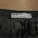 Garage black gray jeans Coupe droit Vintage Sz 1 Ripped Casual Photo 4