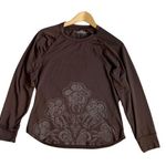 Snow Angel Brown Long Sleeve Base Layer Top Size Large Photo 0