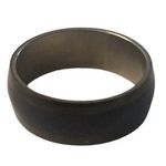 New stainless steel black with blue stipe‎ ring size 9 Photo 1