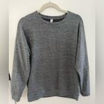Athleta  Pure Luxe Sweatshirt Grey Size Medium Long Sleeve Pullover Casual Comfy Photo 3
