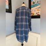 Victoria's Secret Rare 90s Vintage  Country Cottons Blue Plaid Long Sleeve Dress Photo 3