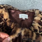 Skies Are Blue Faux Fur Leopard Jacket Photo 2