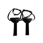 Bebe 90'S VINTAGE BLACK STRAPPY HEELS SANDALS SZ. 7.5-8 MADE IN SPAIN. Photo 4