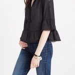 Madewell Peekaboo Pom-Pom Top Size M Photo 0