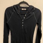 Old Navy  black hooded thermal Photo 1