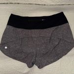 Lululemon  Speed Up Shorts Size 12 2.5 inch Black & Gray NWOT Photo 1