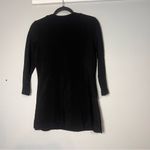 Boston Proper  Blouse Square Neck 3/4 Sleeve Top Black Size Medium Photo 7