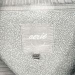 Aerie Down To Earth 1/4 Zip Pullover XS Grey Photo 4