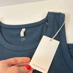 7 Diamonds Core Ribbed Tank Sleeveless Blue Dress stretch Women’s Size XL Photo 8