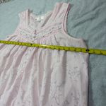Eileen West Sz XL Pink Floral Anne Ribbon Lace Heirloom Dream Chemise Lounge EUC Photo 8