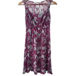 Disney  Parks Pink Purple Paisley Hidden Mickey Minnie Mouse Jersey Dress Size S Photo 8