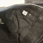 Ecru Black Jeans with Leather Accents Photo 2