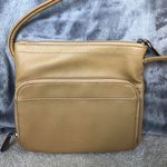 Tignanello Vintage Pebbled Leather Crossbody Bag Tan Photo 1