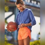 Free People FP Movement The Way Home Shorts Orange/Burning Up Size Small Photo 2