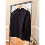 Paige  Button Down‎ Black Shirt Size Medium Photo 2