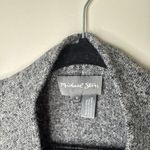 Michael Stars Heather Gray Magdalena Shawl Collar Cozy Nubby Sweater Medium Photo 1