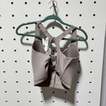 Soma Women's Front-Zip High Impact Sports Bra - Silver Taupe Size 40DDD Photo 4