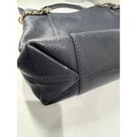 Michael Kors  Navy Blue Chain Shoulder Tote Bag Gold Accents Photo 10