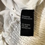 Cliche | White Eyelet Cropped Peasant Top | Small Photo 8