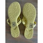 Jack Rogers NWOT Yellow Georgica Medallian Jelly and Leather Sandals Womens 7 Photo 4