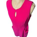 Lands' End Sheath Dress Pink Pockets Garden Tea Event Wedding Office Beach 10 Photo 3