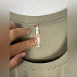 Free People  Sage Green Beach Aelia Drop-Waist Midi Dress Flared Women’s Sz M Photo 4