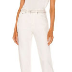 AGOLDE Lana Straight Leg Jeans in Drum Cream Ivory Size 32 Photo 0