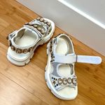 Gucci  Crystal Embellished Aguru Sandals Photo 4