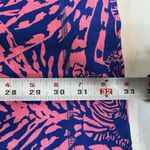 Lilly Pulitzer Zebra and Palm Tree Casual Dress Size XS Pink & Blue Photo 7