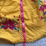 Farm Rio Flower Dream One-Shoulder Embroidered Blouse Yellow Multi Photo 15
