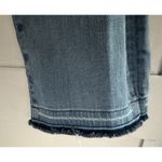 AG Adriano Goldschmied Jodi Crop High Rise Slim Flare Distressed Jeans Size 26 Blue Photo 3