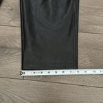 Babaton Aritzia Command High Rise Faux Leather Crop Black Pants Size 10 Photo 8