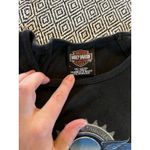 Harley Davidson Women's Black Somerset, PA Cap Sleeve T Photo 5