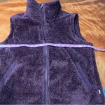 The North Face Deep Purple Fleece Vest soft XL full zip Photo 5
