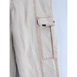 Vans Cord Loose Tapered Corduroy Cargo Pants Tan 6 Pockets S oversized Photo 6
