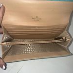 Kate Spade Teal Leather Minimalist Old Money Classic Folding Wallet Clutch Purse Blue Photo 10