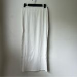 Princess Polly Ellie White Rib Slit Midi Skirt 6 Photo 5