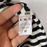 Amo Striped Distressed Short Sleeve Shirt Size Medium Photo 5