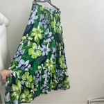 Aerie  Green tropical maxi skirt SMALL NEW Photo 2